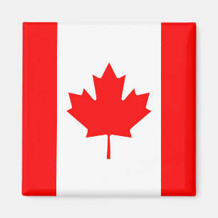 Den kanadensiska flagga - Kanada souvenir Magnet