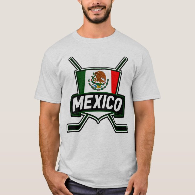 Den kända anpassadet & numrerar den mexicanska t shirt (Framsida)