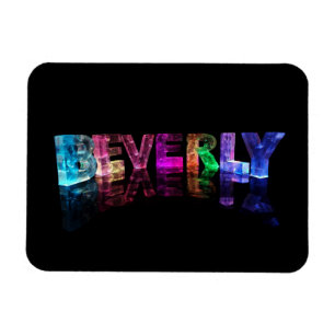 Den kända Beverlyen i ljus 3D Magnet