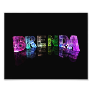 Den kända Brendaen i ljus 3D Fototryck
