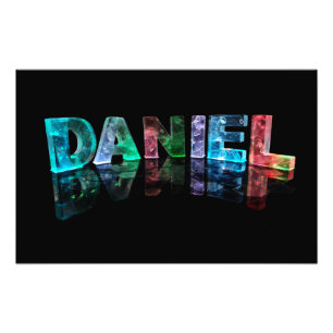 Den kända Danielen i 3D tänder (fotografera), Fototryck