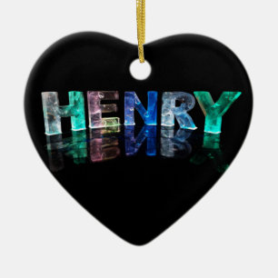 Den kända Henryen i 3D tänder (fotografera), Julgransprydnad Keramik