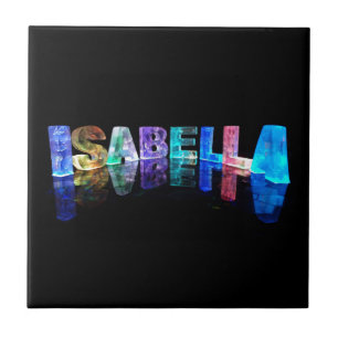 Den kända Isabellaen i 3D tänder (fotografera), Kakelplatta