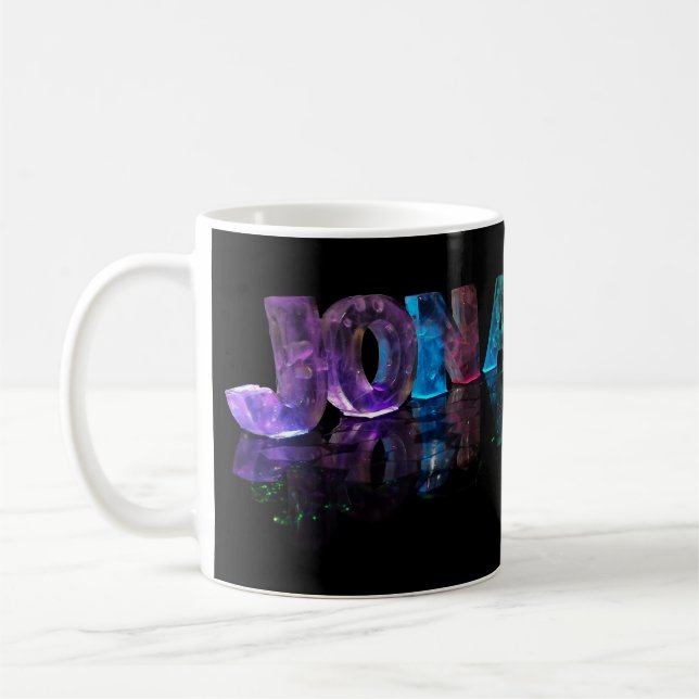 Den kända Jonathanen i ljus 3D (fotografera), Kaffemugg (Vänster)