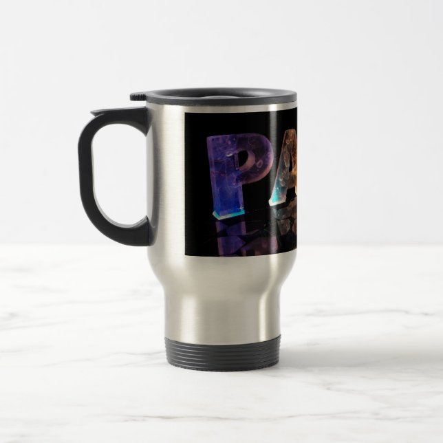 Den kända Paulen i 3D tänder (fotografera), Resemugg (Vänster)