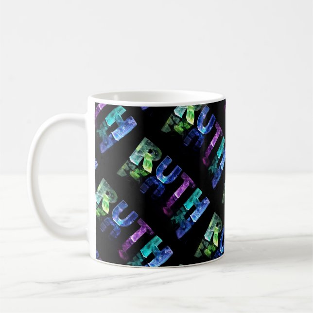 Den kända Ruthen i 3D tänder (fotografera), Kaffemugg (Vänster)