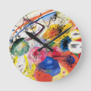 Den Kandinsky svartlinjer tar tid på Rund Klocka