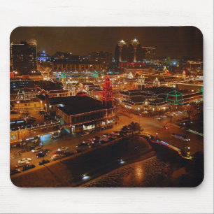Den Kansas City plazaen tänder Mousepad Musmatta
