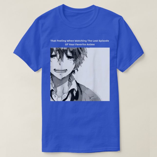 Den känslan när du tittar på den sista episoden (2 t shirt (Design framsida)
