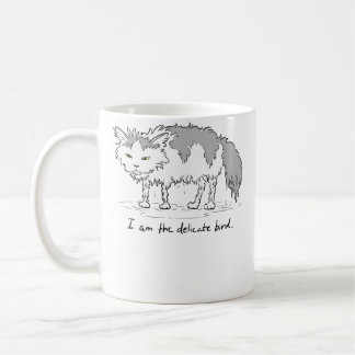 Den känsliga fågeln kaffemugg