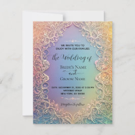 Den känsliga inbjudan till Snöre-bröllop