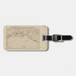 Den kaptenJames kocken kartlägger av den Alaska Bagagebricka