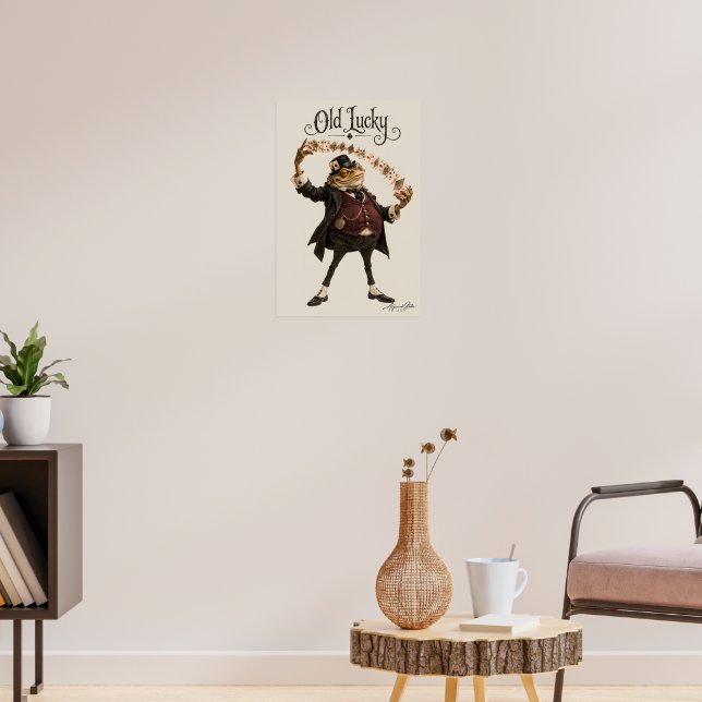Den Kardsmarta Padden Poster (Vardagsrum 3)