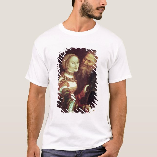 Den kärlekskranka gamal man, 1553 (olja på panel) tee (Framsida)