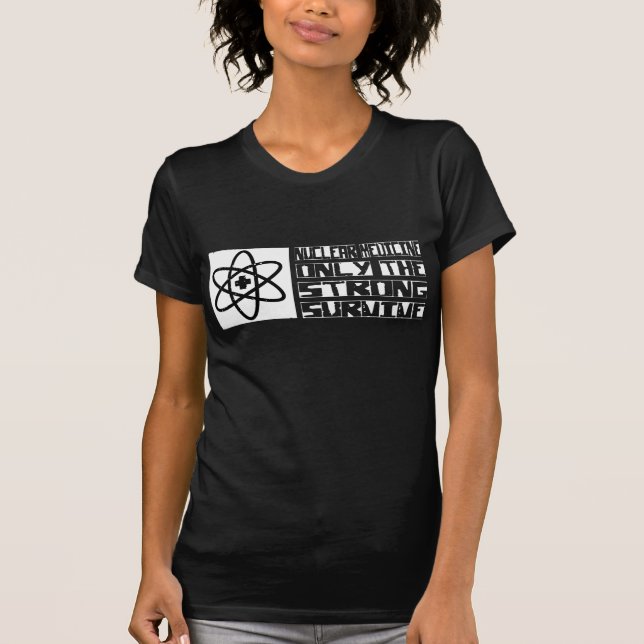 Den kärn- medicinen överlever tee shirt (Framsida)