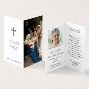Den katolska bönen Cards den Mary sången av Visitkort