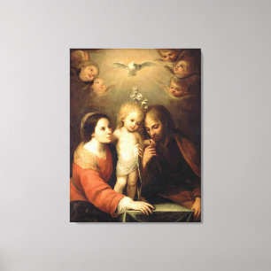 Den katolska Heligans familj St. Joseph Mary Jesus Canvastryck