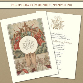 Den katolska kommunföreningen Eucharist Priest Mas Inbjudningar