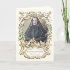 Den katolska Religiösan Nun Prayer i St. Mor Cabri Kort