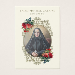 Den katolska Religiösan Nun Prayer i St. Mor Cabri Visitkort