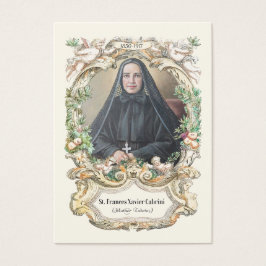 Den katolska Religiösan Nun Prayer i St. Mor Cabri Visitkort