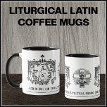 Den katolska Religiösan Prayer Priest, latinsk, tr Mugg<br><div class="desc">Vackra katolska konsten från den traditionella katolska latinska massan: Agnus Dei - Agnus Dei,  qui tollis peccata mundi,  dona nobis pacem. Guds lamm,  som tar bort världens synder,  ger oss fred. Det skulle vara en underbar gåva till en präst,  deakon eller seminarier.</div>