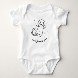 Den katt från rymden söta astronautkatt t shirt