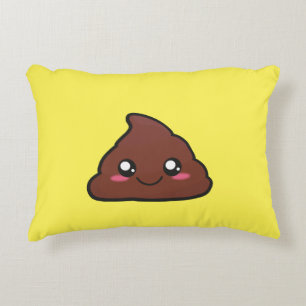 Den Kawaii poopen kudder Prydnadskudde