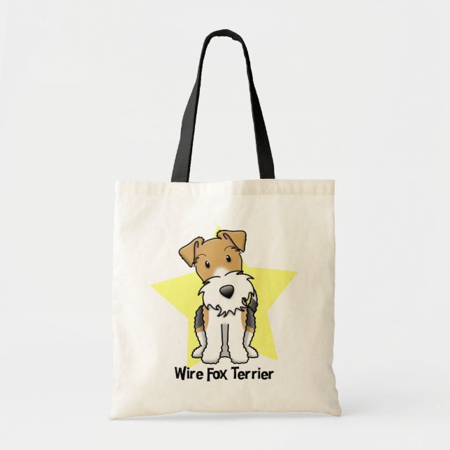 Den Kawaii stjärnan binder foxterrier Tygkasse (Framsidan)