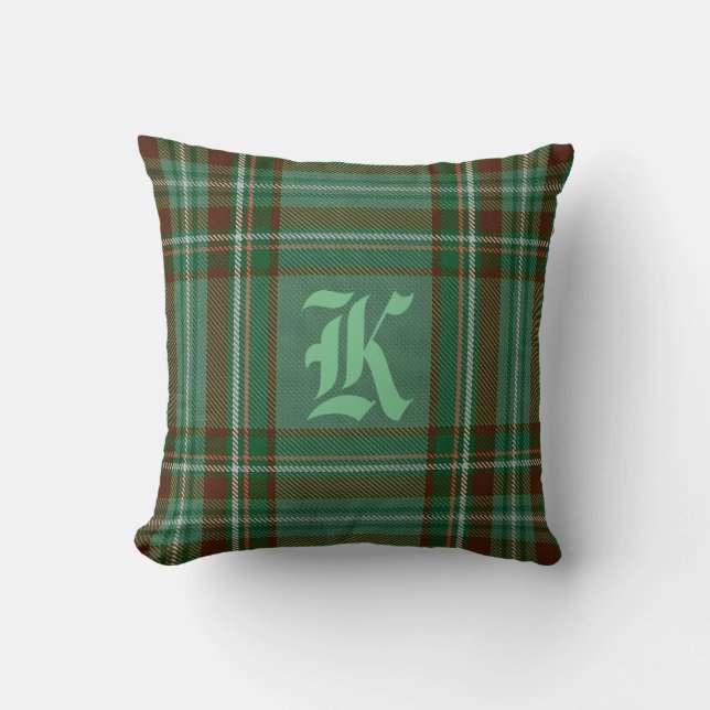 Den Kelly Tartanmonogramen kudder Kudde (Framsida)