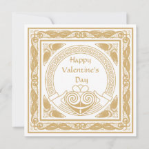 Den keltiska lyckliga Alla hjärtans dag med Irish 