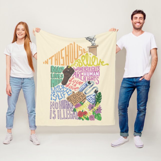 Den Kenji Kimura vänligheten är allt ullfilten Fleecefilt (På plats)