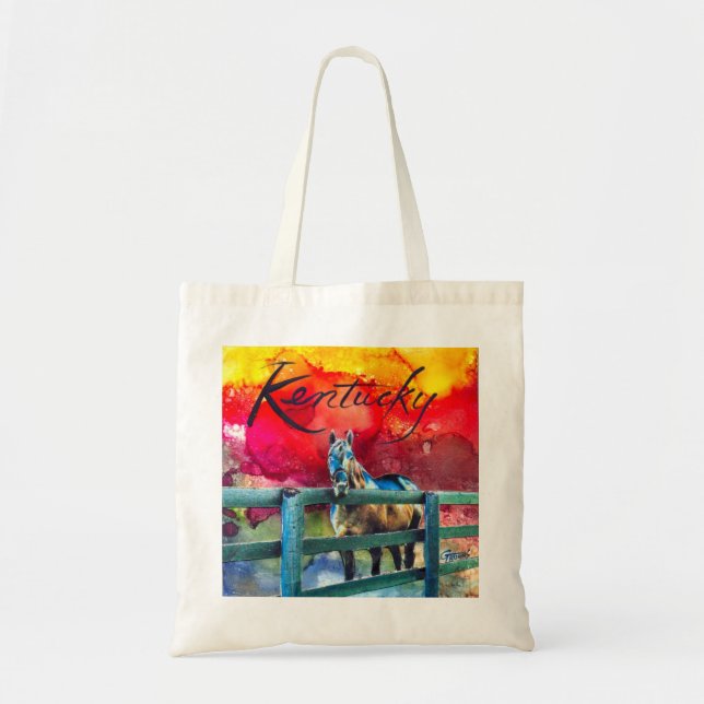 Den Kentucky hästen hänger lös Tygkasse (Framsidan)