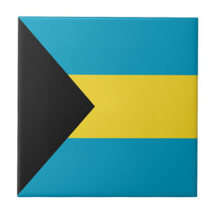 Den keramiska Bahamas flagga belägger med tegel Kakelplatta