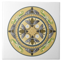 Den keramiska bikupan belägger med tegel kakelplatta