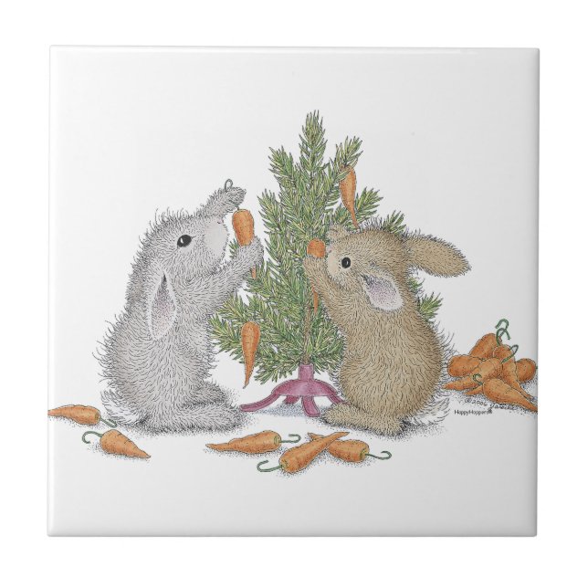 Den keramiska HappyHoppers®en belägger med tegel Kakelplatta (Framsidan)