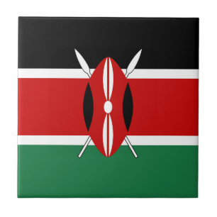 Den keramiska Kenya flagga belägger med tegel Kakelplatta