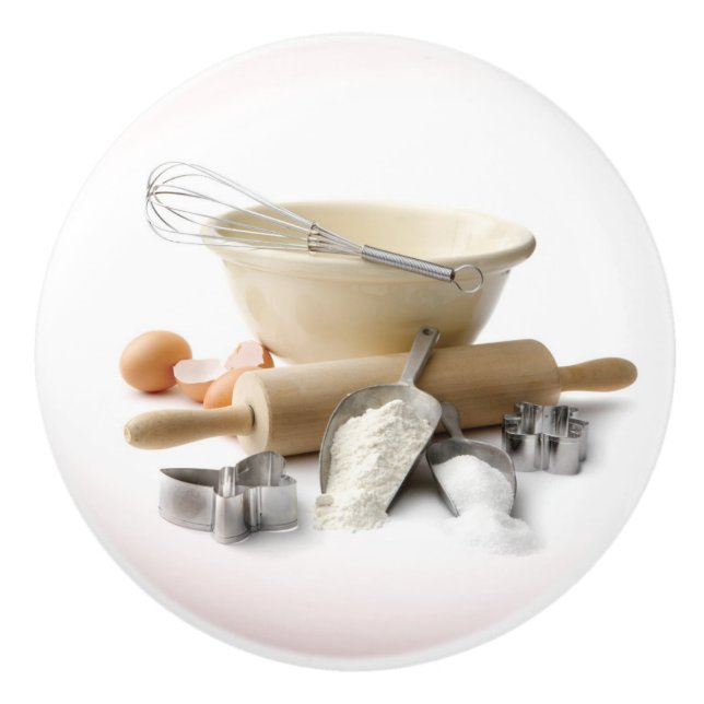 Den keramiska knoppen för bagare knopp (Framsidan)