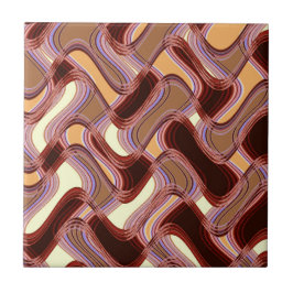 Den keramiska port & persikan belägger med tegel kakelplatta