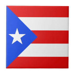 Den keramiska Puerto Rico flagga belägger med Kakelplatta