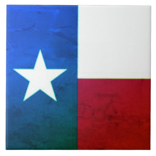 Den keramiska Texas flagga belägger med tegel Kakelplatta