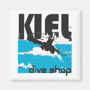 Den Kiel dyken shoppar magneten Magnet