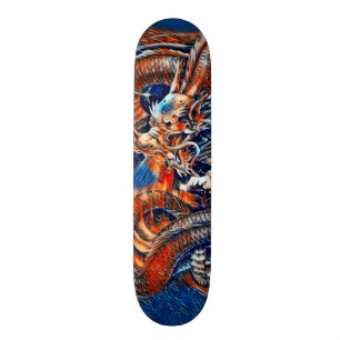 Den kinesiska draken regnar inslag som skateboard bräda 20,5 cm