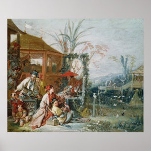 Den kinesiska jakten, c.1742 poster