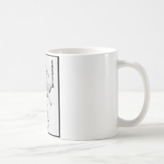Den kinesiska medicinen kartlägger kaffemugg