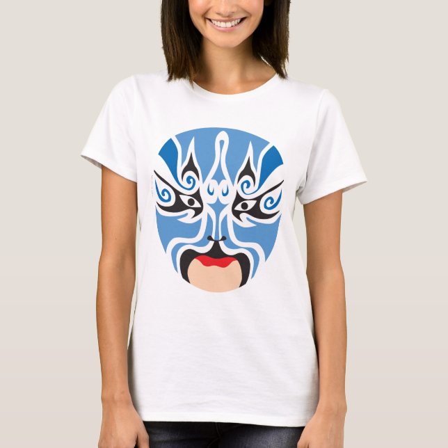 Den kinesiska operan maskerar från den Mascarata™ Tröja (Framsida)