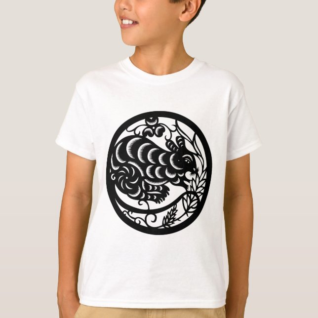 Den kinesiska zodiacen - råttan t-shirt (Framsida)