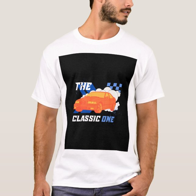 Den klassiska bil T-Shirten T Shirt (Framsida)