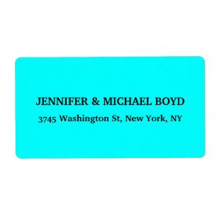 Den klassiska familjen Aqua Blue Unique Retro Stil Fraktsedel