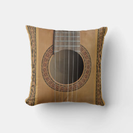 Den klassiska gitarren dämpar kudde